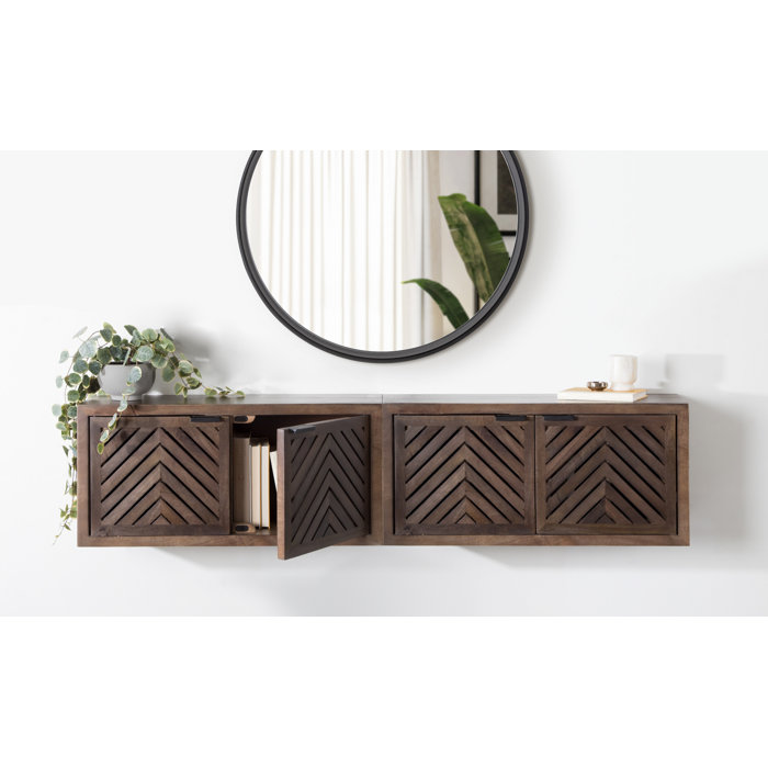 Gracie Oaks Valatie Mango Wood Accent Shelf & Reviews Wayfair